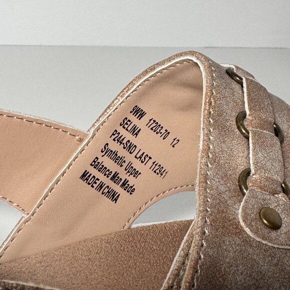 Drew Selina Sandals Size 9 WW, New in Box, taupe, round open toe - Picture 15 of 15